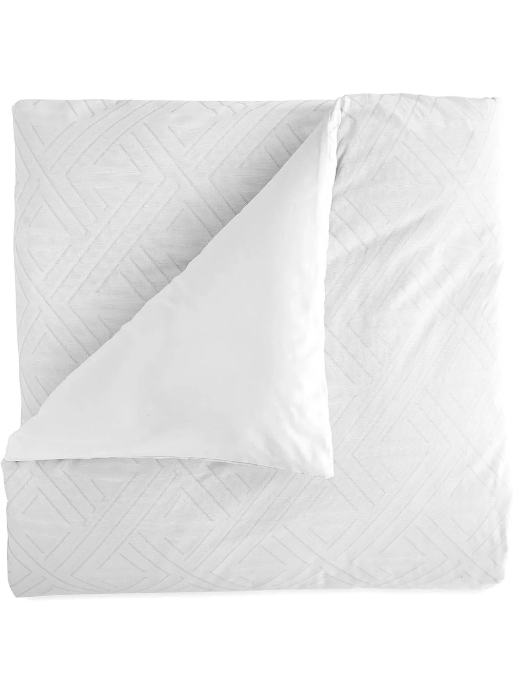 Scott Living Laredo Jacquard Cotton Sateen 3pc Duvet Cover Set F/Q Harbor Mist
